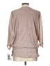 MSK Silver 3/4 Sleeve Blouse Size L - photo 2