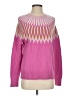 Ann Taylor LOFT Chevron-herringbone Pink Pullover Sweater Size S - photo 1