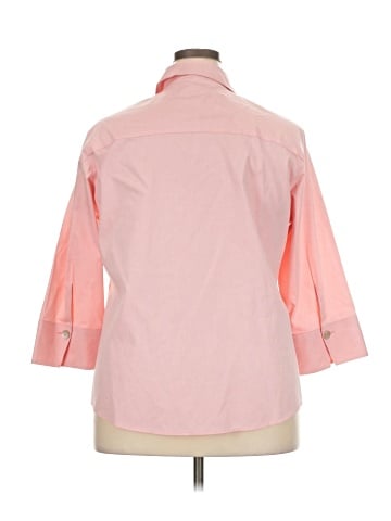 Foxcroft 3/4 Sleeve Button-Down Shirt (view 2)