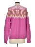 Ann Taylor LOFT Chevron-herringbone Pink Pullover Sweater Size S - photo 2