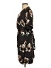 Ann Taylor 100% Polyester Print Brown Casual Dress Size S - photo 5