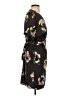 Ann Taylor 100% Polyester Print Brown Casual Dress Size S - photo 4