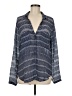 Cloth & Stone 100% Rayon Blue Long Sleeve Blouse Size M - photo 1
