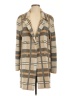 Anne Klein 100% Acrylic Plaid Tan Coat Size L - photo 1