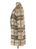 Anne Klein 100% Acrylic Plaid Tan Coat Size L - photo 5