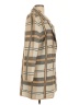 Anne Klein 100% Acrylic Plaid Tan Coat Size L - photo 4