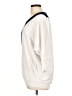 Nina Leonard Color Block White Poncho Size L - photo 5