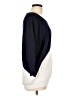 Nina Leonard Color Block White Poncho Size L - photo 4