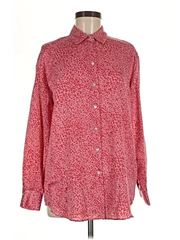 Zara Long Sleeve Button-Down Shirt (view 1)