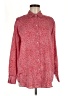 Zara Print Red Long Sleeve Button-Down Shirt Size M - photo 1