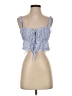 Skylar + Madison 100% Rayon Blue Sleeveless Blouse Size S - photo 1