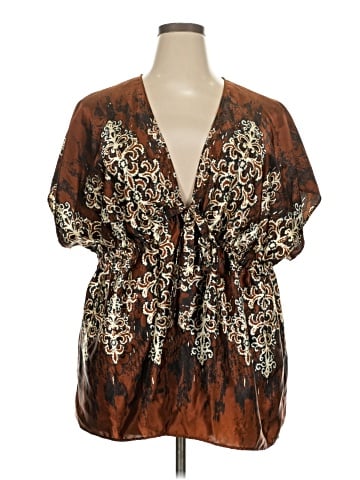 Lane Bryant Short Sleeve Blouse (view 1)