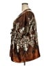 Lane Bryant 100% Polyester Brown Short Sleeve Blouse Size 18 - 20 Plus - photo 5