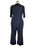 Venus Solid Blue Jumpsuit Size 1X - photo 2