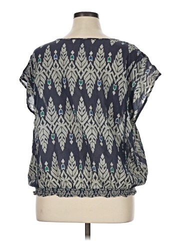 SONOMA life + style Short Sleeve Blouse (view 2)