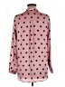 Zara Polka Dots Pink Long Sleeve Blouse Size M - photo 2
