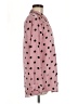 Zara Polka Dots Pink Long Sleeve Blouse Size M - photo 4