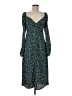 Socialite 100% Polyester Polka Dots Teal Casual Dress Size M - photo 1