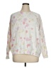 Old Navy Floral White Sweatshirt Size XL - photo 1