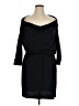 Maurices Solid Black Casual Dress Size XL - photo 1