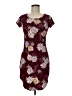 No Boundaries Print Burgundy Casual Dress Size M - photo 1