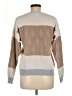 Verve Ami Color Block Tan Pullover Sweater Size M - photo 2