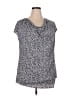 Lane Bryant Gray Short Sleeve Top Size 18 - 20 Plus - photo 1