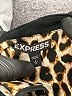 Express 100% Polyester Animal Print Gold Jacket Size S - photo 6
