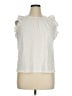 Ann Taylor LOFT Ivory Sleeveless Blouse Size XL - photo 1