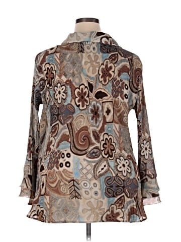 Cato 3/4 Sleeve Blouse (view 2)