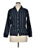 Koret Stripes Blue Long Sleeve Button-Down Shirt Size 14 - photo 1