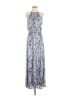 Eliza J Print Silver Casual Dress Size 2 - photo 1