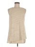 H By Halston Solid Tan Sleeveless Top Size M - photo 1