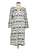 Tacera Print Ivory Casual Dress Size M - photo 1