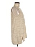 H By Halston Solid Tan Sleeveless Top Size M - photo 4