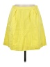 J.Crew 100% Polyester Solid Yellow Casual Skirt Size 6 - photo 1