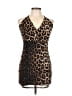 Windsor Animal Print Brown Cocktail Dress Size L - photo 1