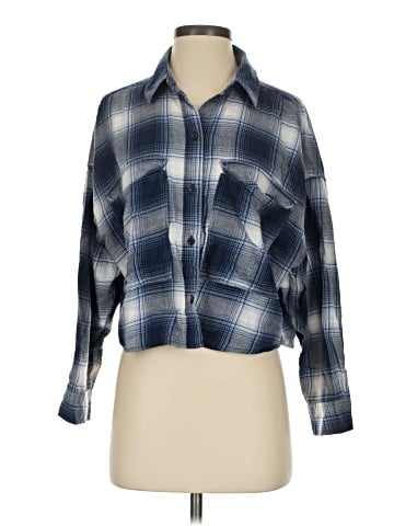Abercrombie & Fitch 3/4 Sleeve Button-Down Shirt (view 1)