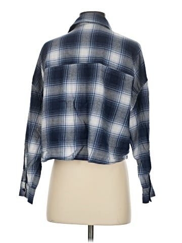 Abercrombie & Fitch 3/4 Sleeve Button-Down Shirt (view 2)