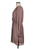Lush 100% Polyester Solid Brown Casual Dress Size M - photo 5