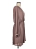Lush 100% Polyester Solid Brown Casual Dress Size M - photo 4