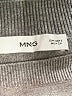 MNG Solid Gray Casual Dress Size S - photo 7