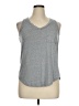 Just Be... Gray Sleeveless T-Shirt Size XL - photo 1