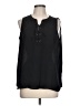 Apt. 9 100% Polyester Black Sleeveless Blouse Size L - photo 1