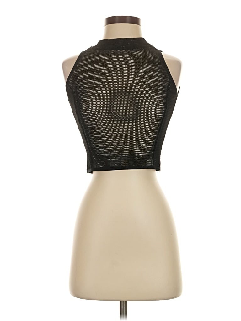 Pre-owned Zara Trf Tank Top Black Halter Neckline Tops