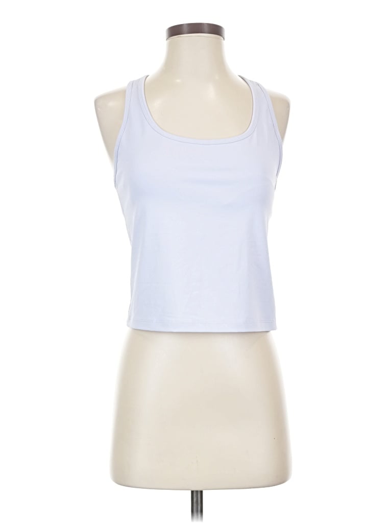 Pre-owned Fabletics Tank Top Blue Halter Neckline Tops