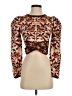 FARM Rio 100% Polyester Brown Pullover Sweater Size S - photo 1