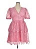 Just Me 100% Polyester Pink Cocktail Dress Size XL - photo 1