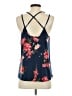 Papermoon Blue Sleeveless Blouse Size S - photo 2