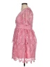 Just Me 100% Polyester Pink Cocktail Dress Size XL - photo 5